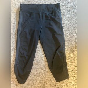 Adidas legging. Just below knee